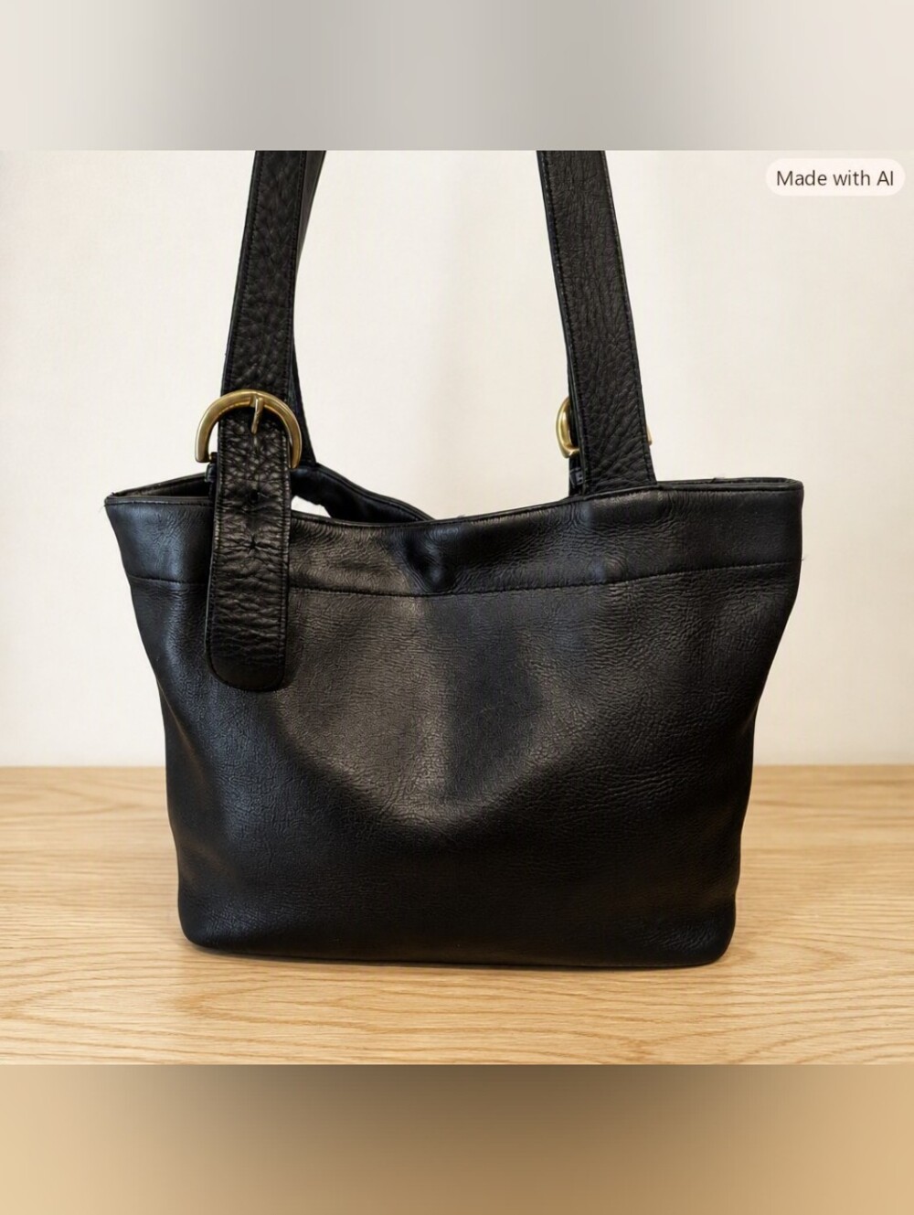 Vintage Coach Lafayette Tote 4140 Black Leather USA Made (1995)